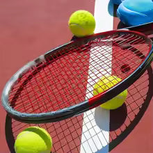 Balles de tennis raquette