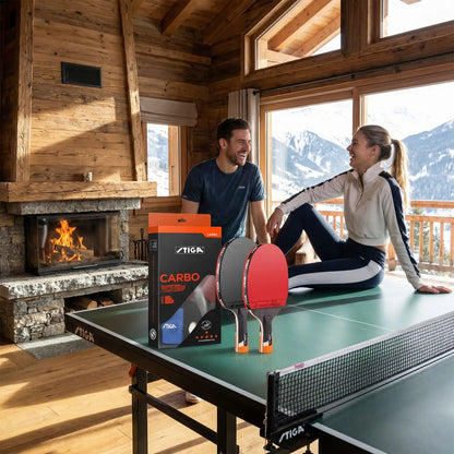 Couple raquette de ping pong