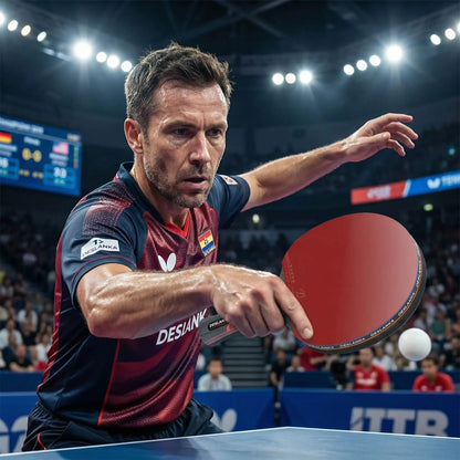 Joueur professionnel raquette de ping pong
