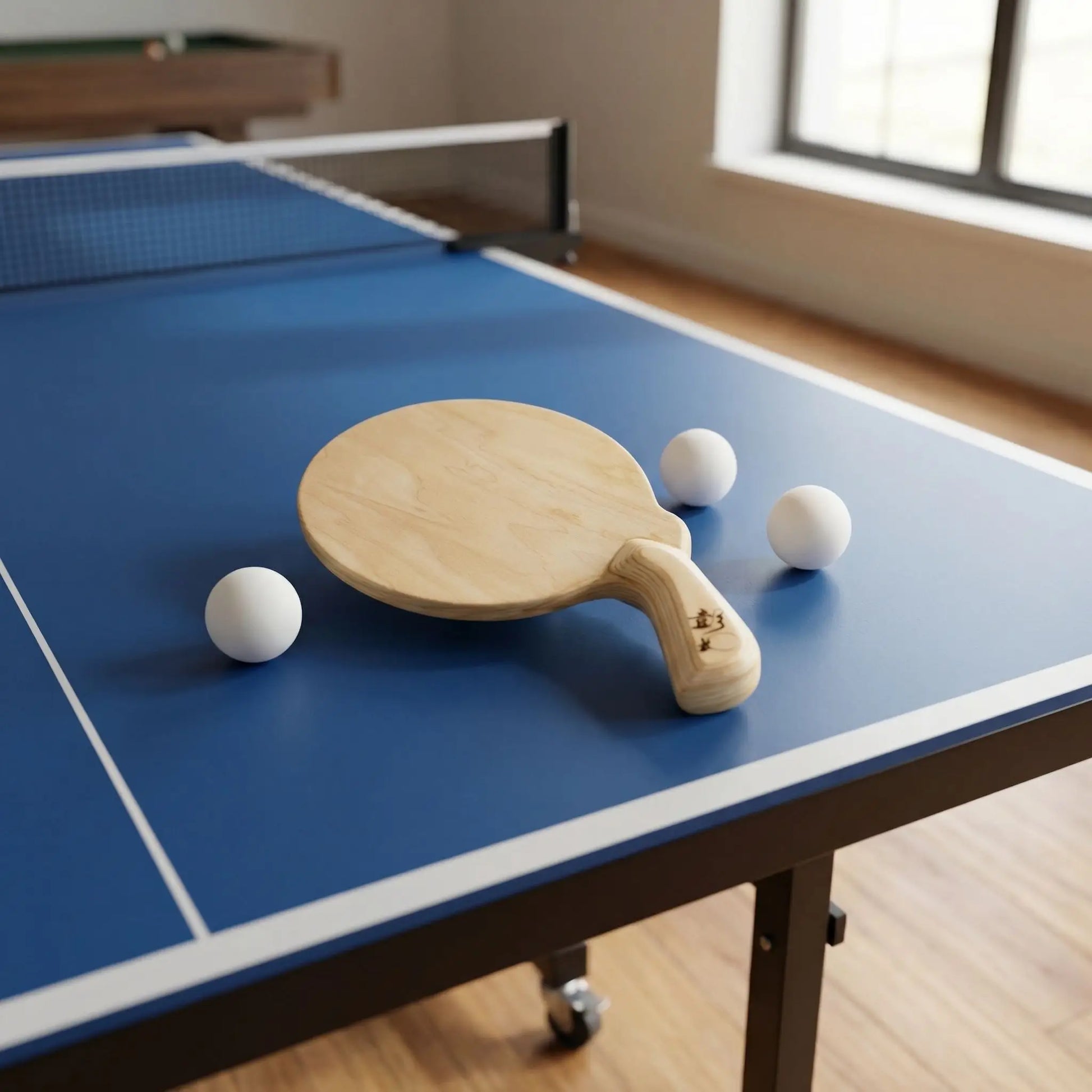 Ping pong raquette tete ronde