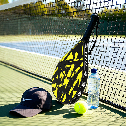 Presentoire padel raquette