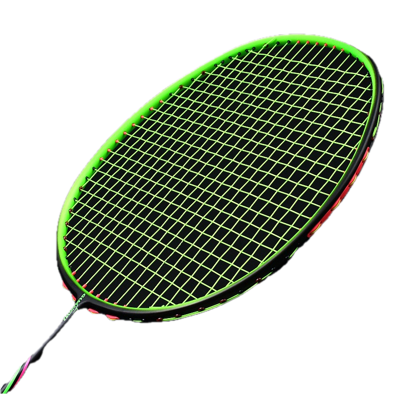 Raquette de badminton verte