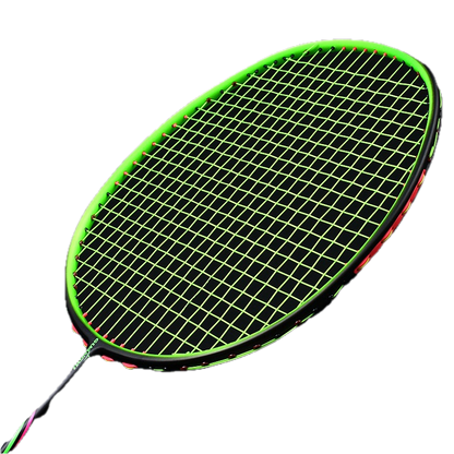 Raquette de badminton verte