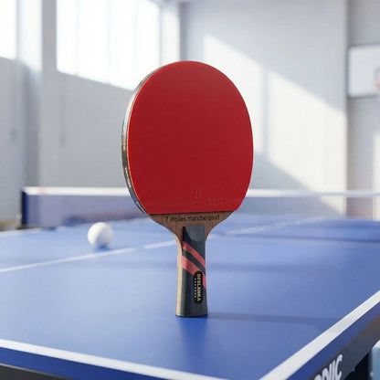 Raquette de ping pong 7 étoiles manche court