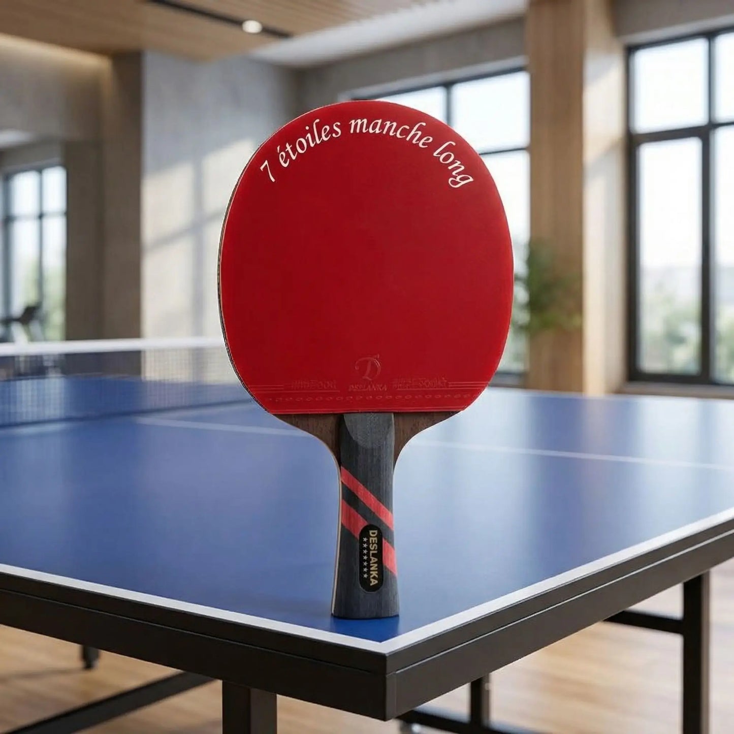 Raquette de ping pong 7 etoiles manche long