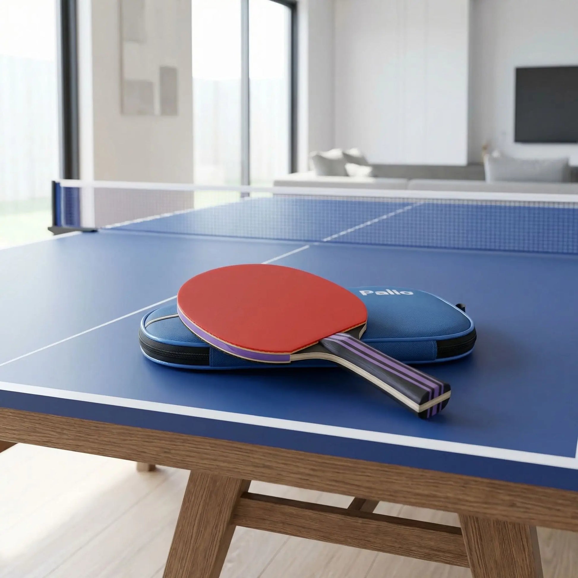 Raquette de ping pong manche long