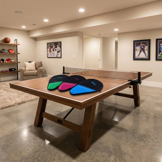 Raquette ping pong multicolore sac