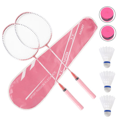 Raquettes badminton roses x 2