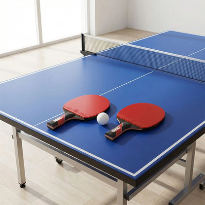 Raquettes de ping pong manche court x 2