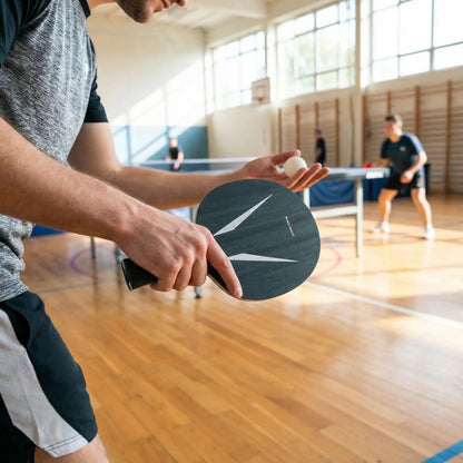 Service raquette de ping pong noire