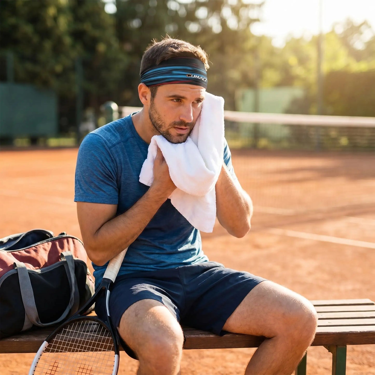 Bandeau sport homme ultra absorbant