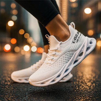 Chaussure de tennis blanche 