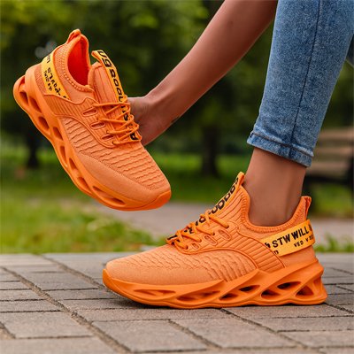 Chaussure de tennis orange confortable