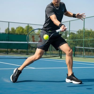 Chaussure tennis​ noire confortable