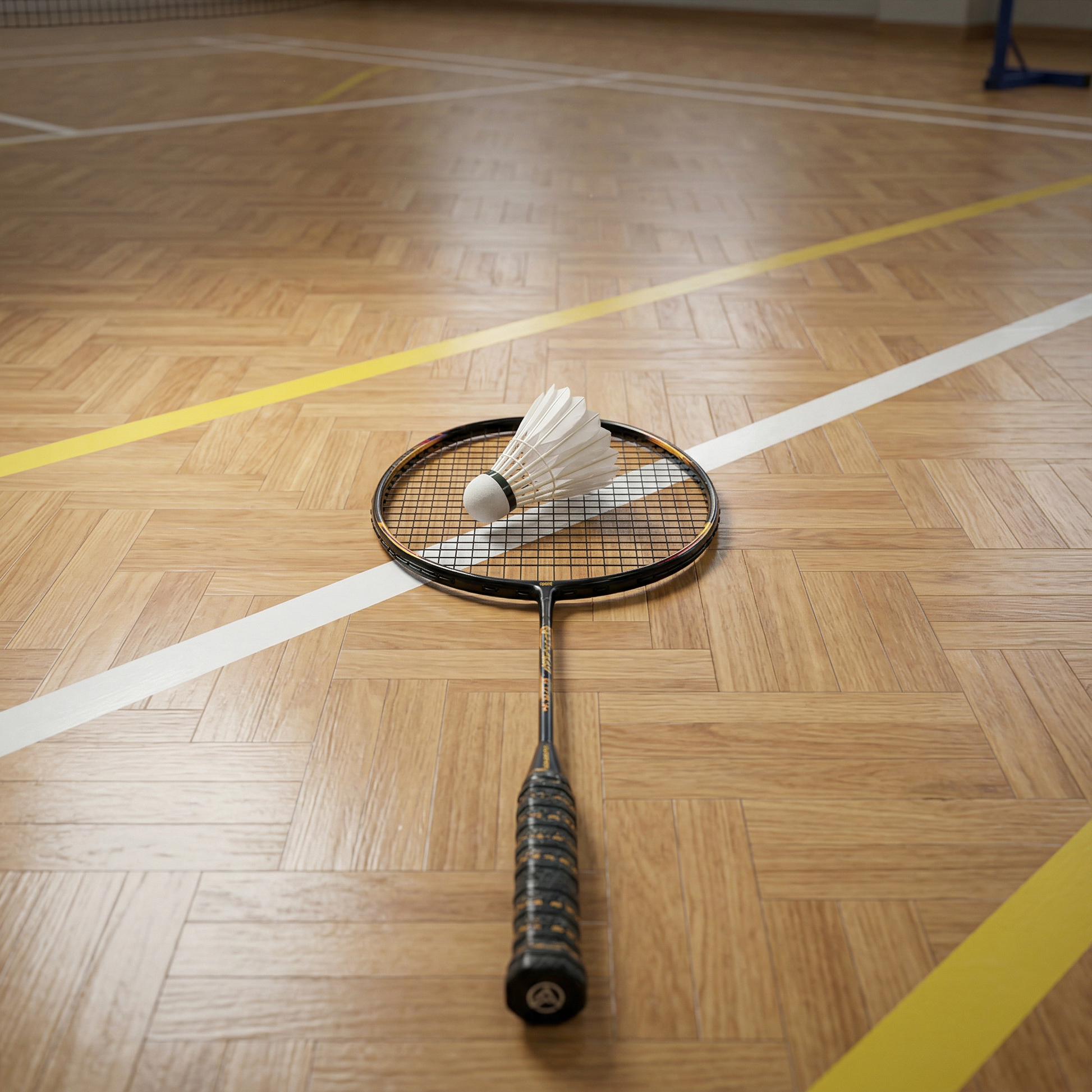Raquette badminton noire