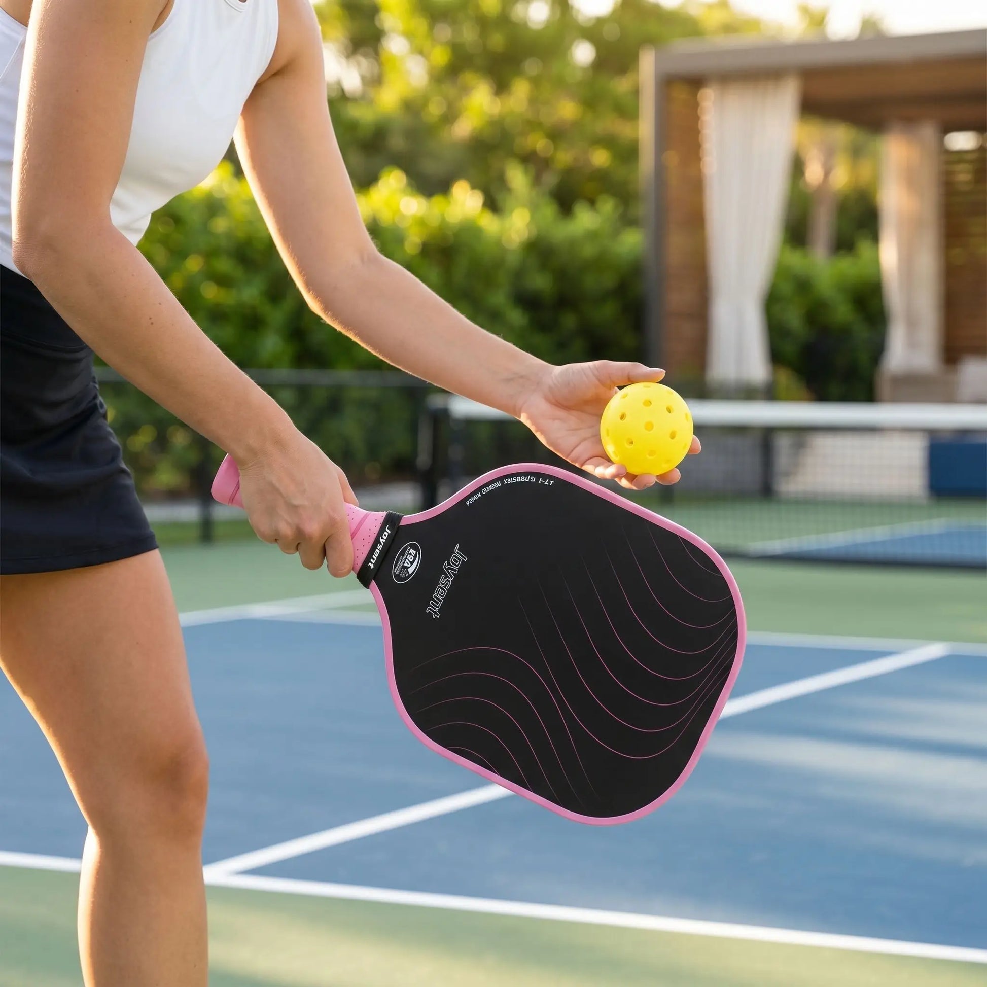 Raquette pickleball rose
