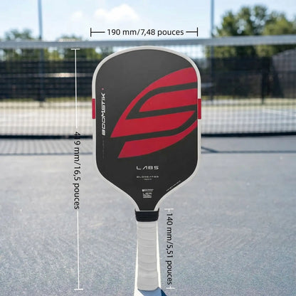 Raquette de pickleball allongee