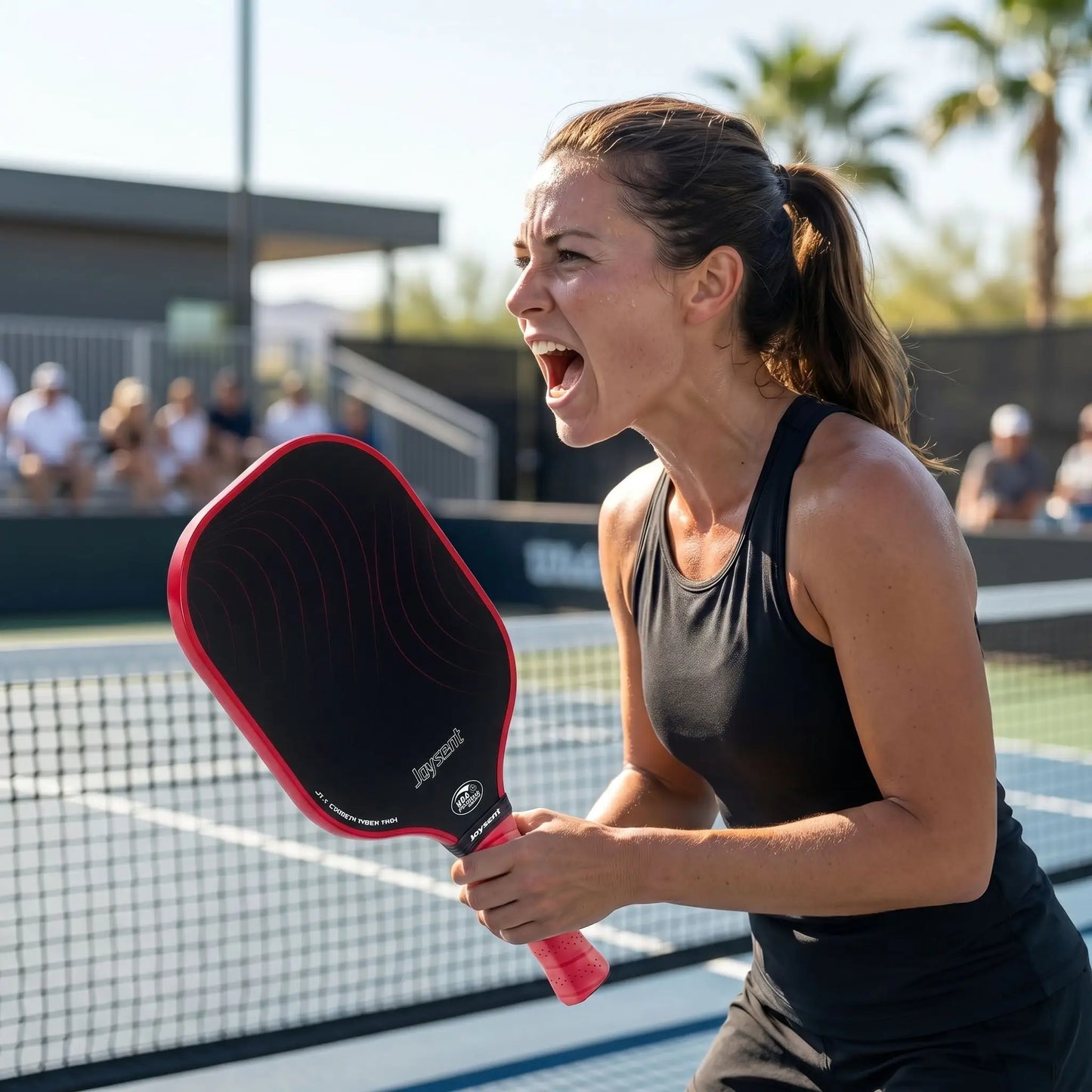 Raquette pickleball rouge