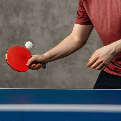 Raquette tennis de table rebond