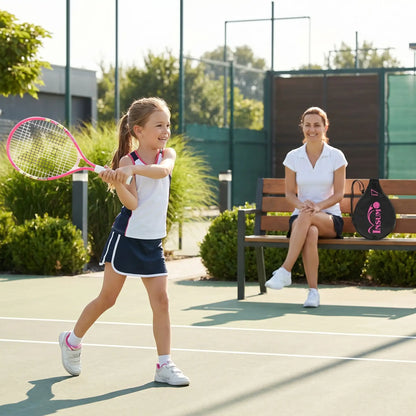Raquette tennis enfant légère rose