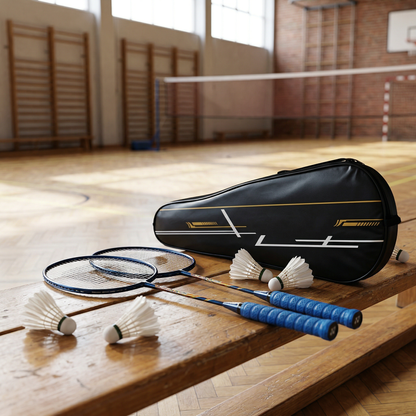 Raquettes badminton bleues sac inclus
