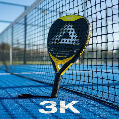 Raquettes padel jaune 3K