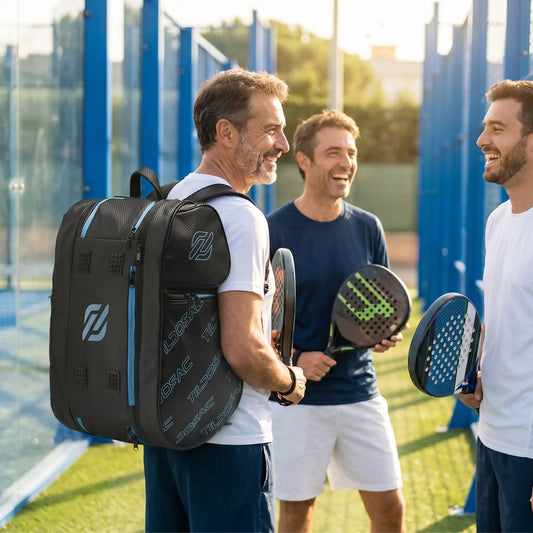 Sac de padel noir bleu