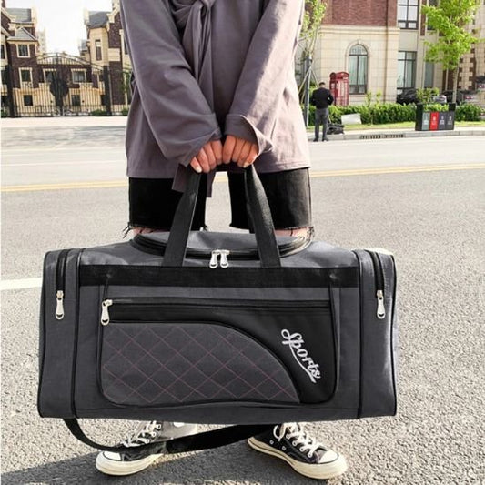 Sac de sport gris